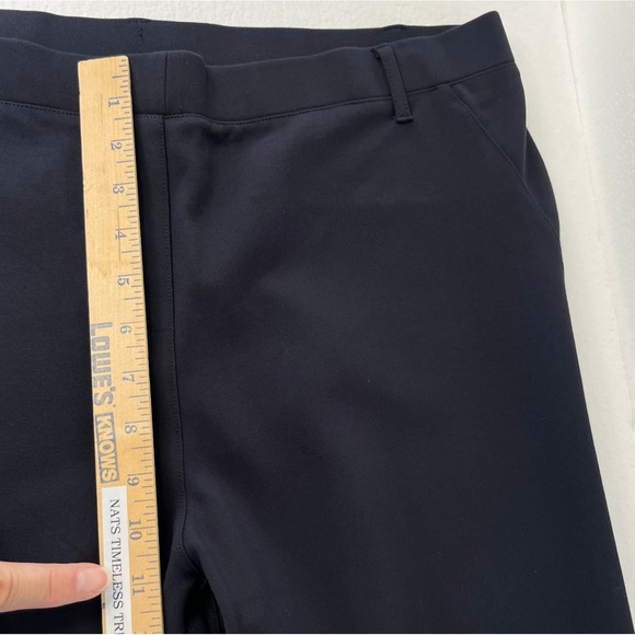 Quince Ultra-Stretch Ponte Bootcut Womens Pants 34x30 Black Athleisure Office - Picture 7 of 10